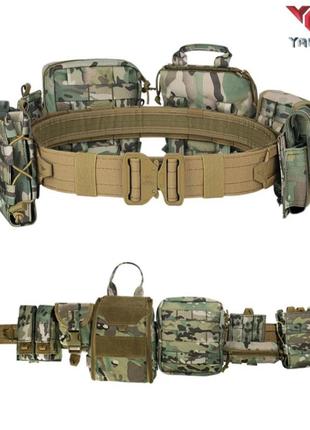 Розвантажуючий  бойовий пояс yakeda 2.0   + 6 підсумків  мультикам