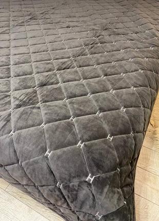 Красивое велюровое покрывало4 фото