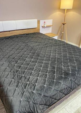 Красивое велюровое покрывало5 фото