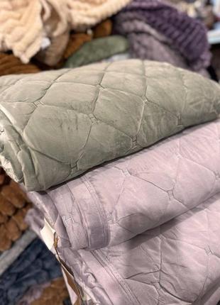 Красивое велюровое покрывало2 фото