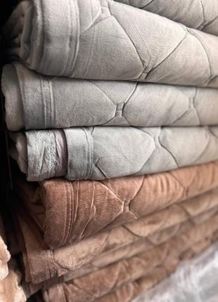 Красивое велюровое покрывало6 фото