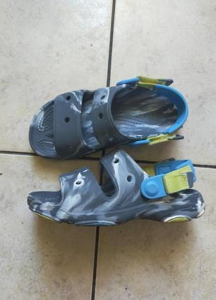 Детские босоножк, фирмы crocs,размерj1,на 22-22,5см