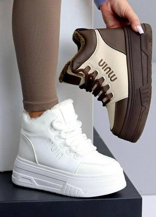 Хайтопы женские зимние на платформе 36-41
