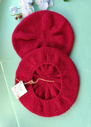 Берет вязаный2 фото