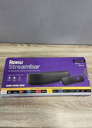 Саундбар smart tv приставка roku streambar 4k hdr streaming device