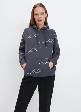 Худі кофта світшот сірий