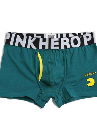 Мужские трусы боксеры pink hero - №7306