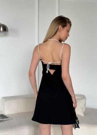 Сукня міні з красивою спинкою2 фото
