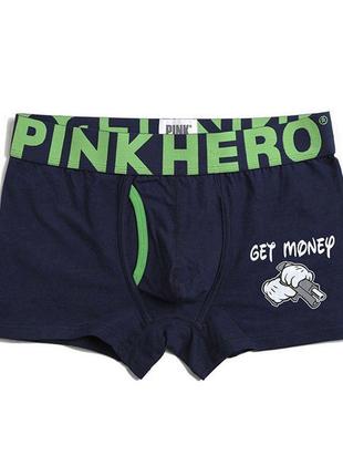 Мужские трусы боксеры pink hero - №7304