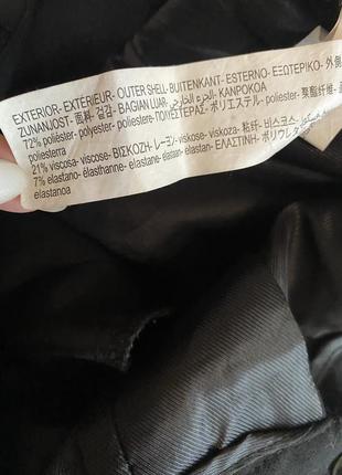 Черные классические  демисезонные брюки zara.10 фото