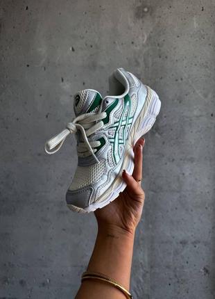 Asics gel kale cream green2 фото