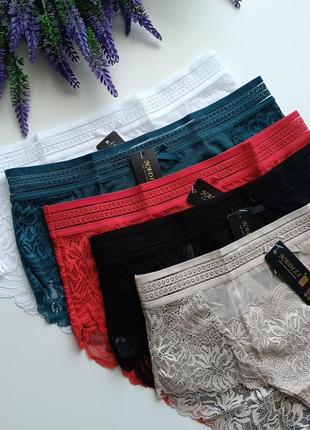 Трусики сліпи висока посадка мереживо