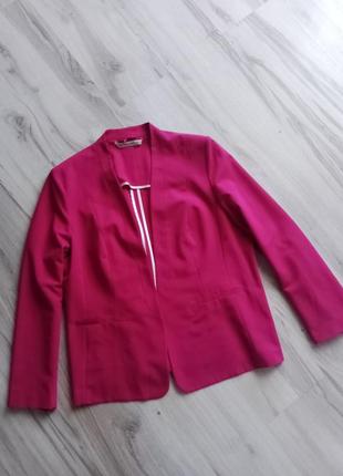 Пиджак розовый zara,жакет розовый zara1 фото