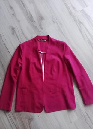 Пиджак розовый zara,жакет розовый zara2 фото