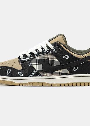 Кросівки nike sb dunk low x travis scott хутро mrv-66784 44