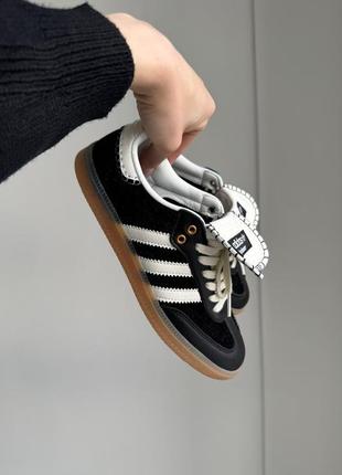 Кроссовки adidas samba × wales bonner black1 фото