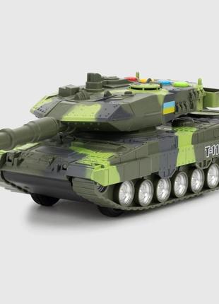 Дитячий бойовий танк зі звуковими та світловими ефектами2 фото