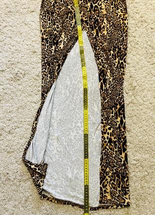 Юбка с разрезом sweewe франция оригинал бренд длинная юбка трикотажная вискоза размер s на резинке4 фото