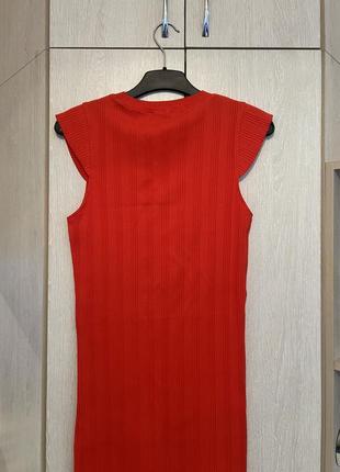 Сукня червоно-помаранчева3 фото