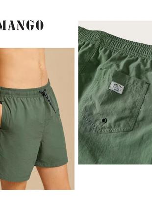 Пляжные шорты плавки mango для мальчика подростка 152 158 164