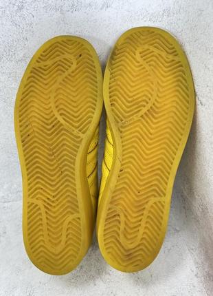 Кроссовки adidas superstar yellow6 фото