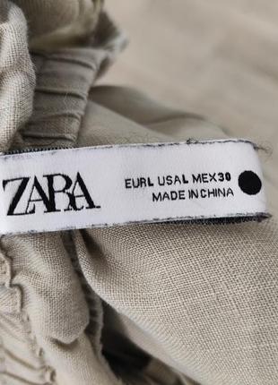 Льняні штани брюки від zara5 фото