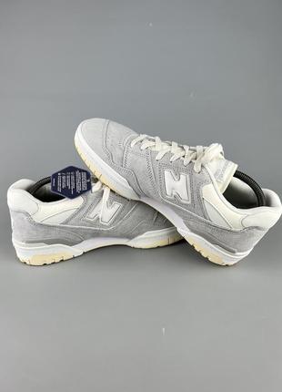 Мужские кожаные кроссовки new balance 550 оригинал5 фото