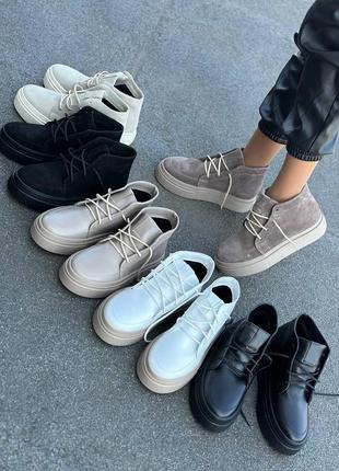 Натуральная кожа замша все размеры ботинки