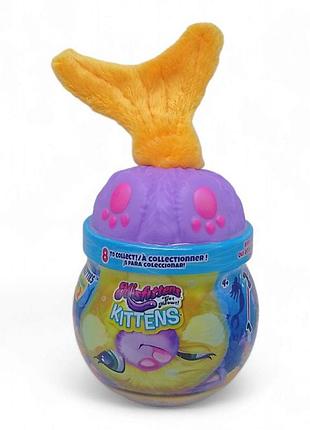 Іграшка-сюрприз "котик в акваріумі (котик у банці)", оранжевий