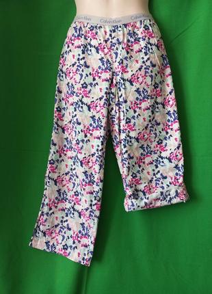 Домашние пижамные брюки с отворотами calvin klein1 фото