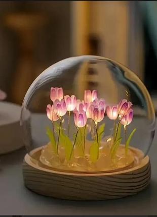 Ночной светодиодный тюльпаны умилычки spherical lamp ha-42