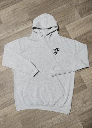 Чоловіче сіре худі/ rtx pro/gym/толстовка/кофта з капюшоном/ чоловічий одяг/