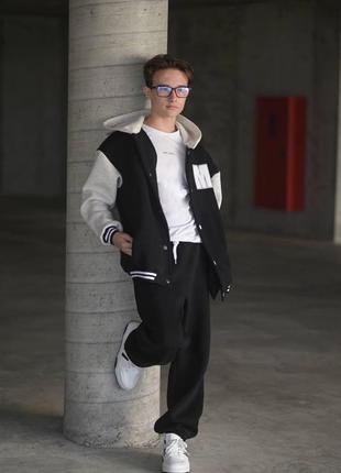 Підлітковий теплий спортивний костюм на хлопчика8 фото