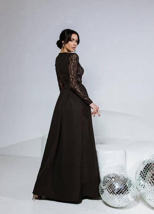 Шикарна сукня святкова максі в пол