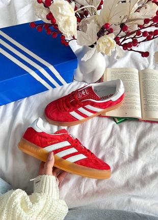 Adidas gazelle 'scarlet aluminum'