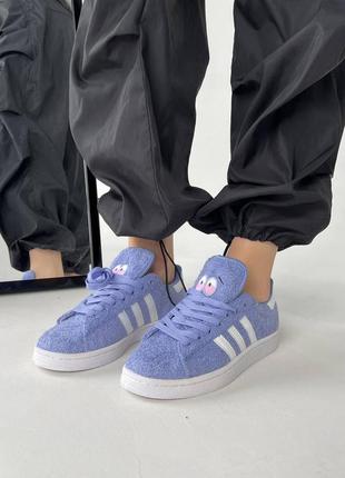 Жіночі замшеві кросівки adidas campus 80s south park towelie адідас кампус