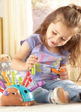 Обучающий игровой набор-сортер learning resources - веселый ежик
