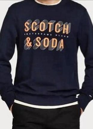Брендовая толстовка лонгслив scotch soda