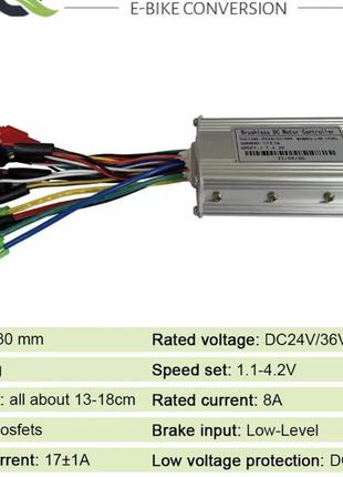 Контроллер синусный 350w 24/36v/48v lcd s9002 фото