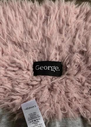 Розовая шубка, полушубок george 5/6 лет 110 116 122 см3 фото