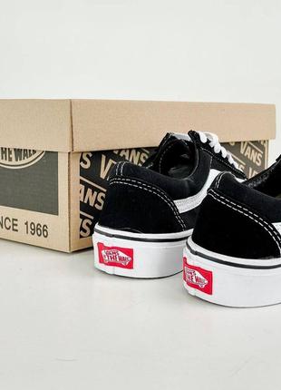 Чоловічі та жіночі кеди кросівки vans old skool black6 фото