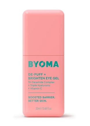 Осветляющий гель для глаз byoma de-puff + brighten eye gel2 фото