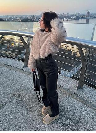 Искусственная шуба под zara