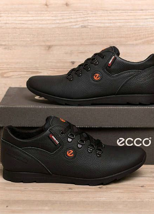 Чоловічі шкіряні кросівки ecco
