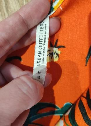 Шикарное корсетное льняное платье миди от urban outfitters7 фото