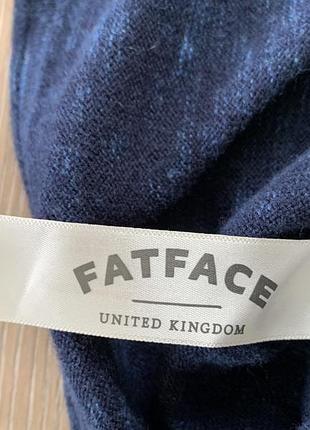 Мужская хлопковая кофта лонгслив fat face 8