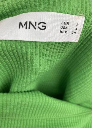 Мини платье сарафан зеленый mango 🥭7 фото