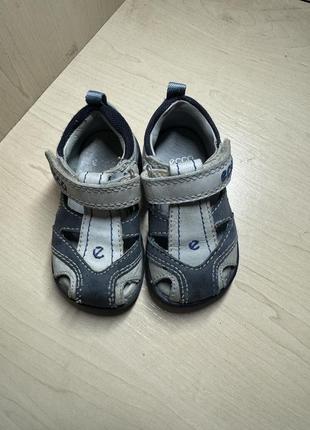 Туфли лоферы clarks на мальчика 20.5 (13.5 см)7 фото