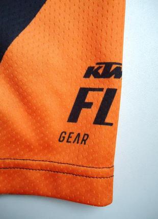 Велофутболка  ktm fl gear italy cycling jersey orange оригинал (l)7 фото