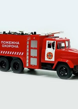 Іграшкова пожежна машина краз пожежна охорона зі звуковими ефектами та світло-стереж автопром